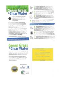 Green Grass & Clear Water information can be located at www.extension.unh.edu/tags/home-lawn-care